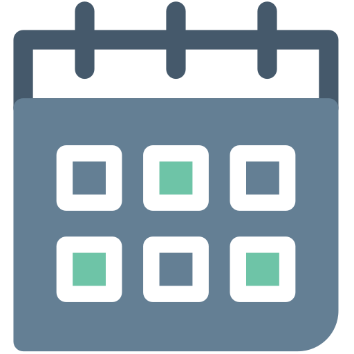 Calendar, general, month, month calendar, office, schedule, wall calendar icon